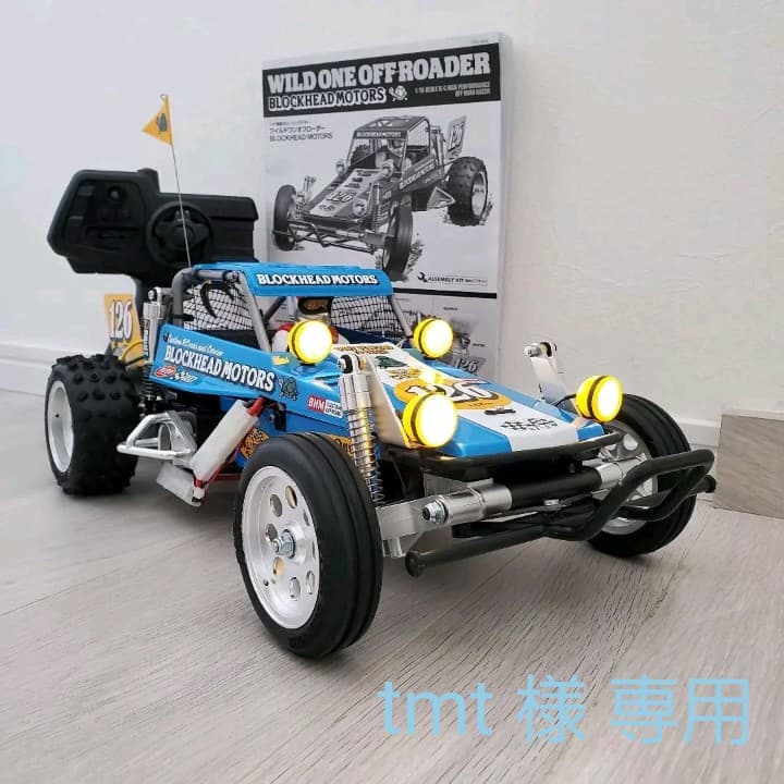 タミヤ ワイルドワンオフローダー ブロックヘッドモーター - メルカリ