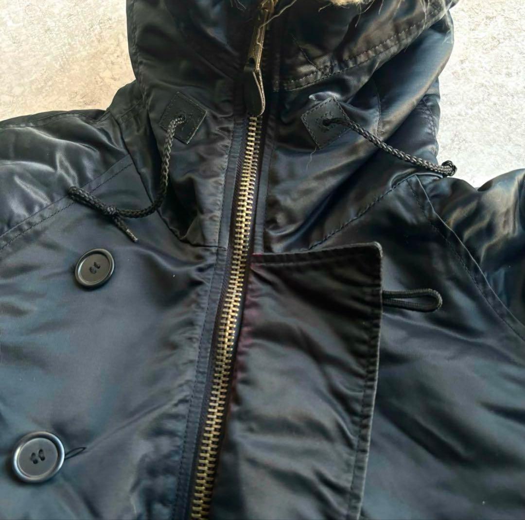 超希少 90s PRACT N-2B フライトジャケット ダークネイビー 短丈