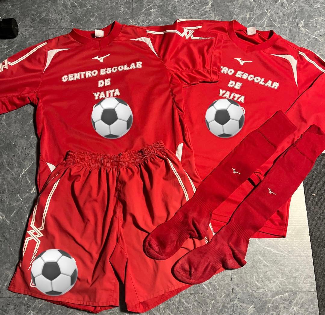 矢板中央高校 赤ユニフォームセット - メルカリ