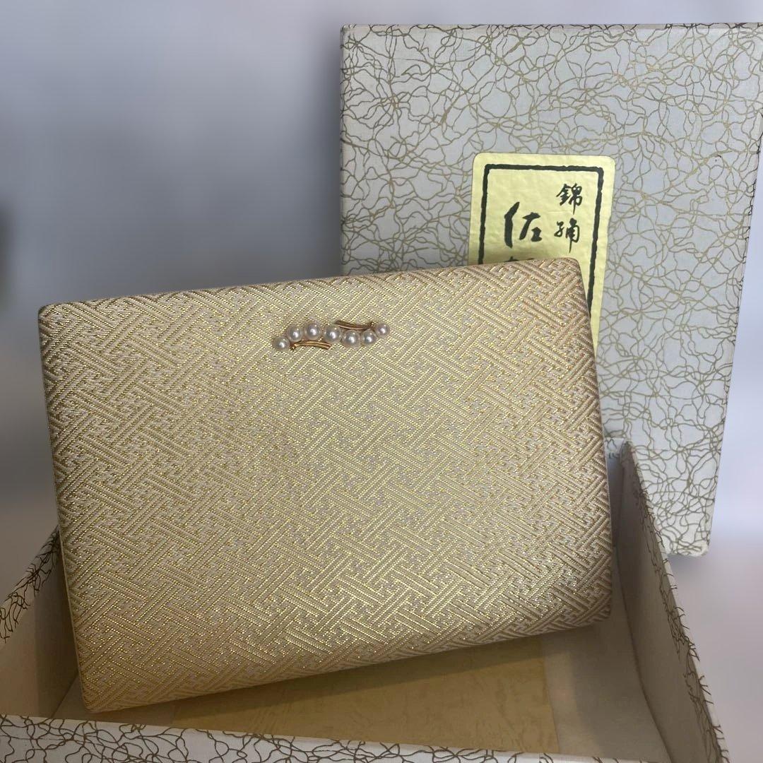 ミキモト　佐賀錦　ゴールドクラッチバッグ 楽天市場】＼WeekendSale開催中!／[日本製] 高級 佐賀錦 和洋兼用 2way