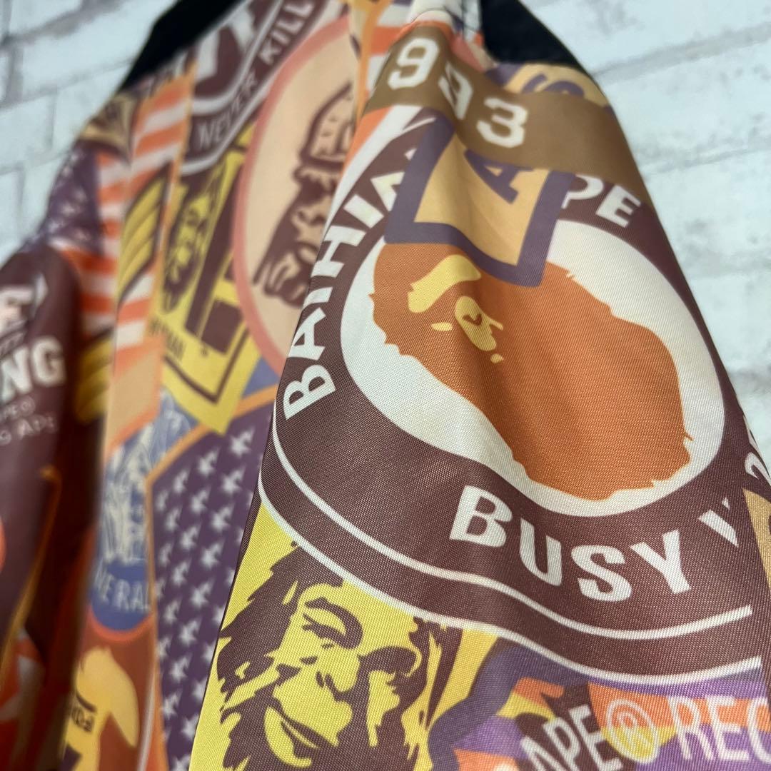 よっしー様 A BATHING APE MA-1 ジャンパー ブルゾン ワッペン