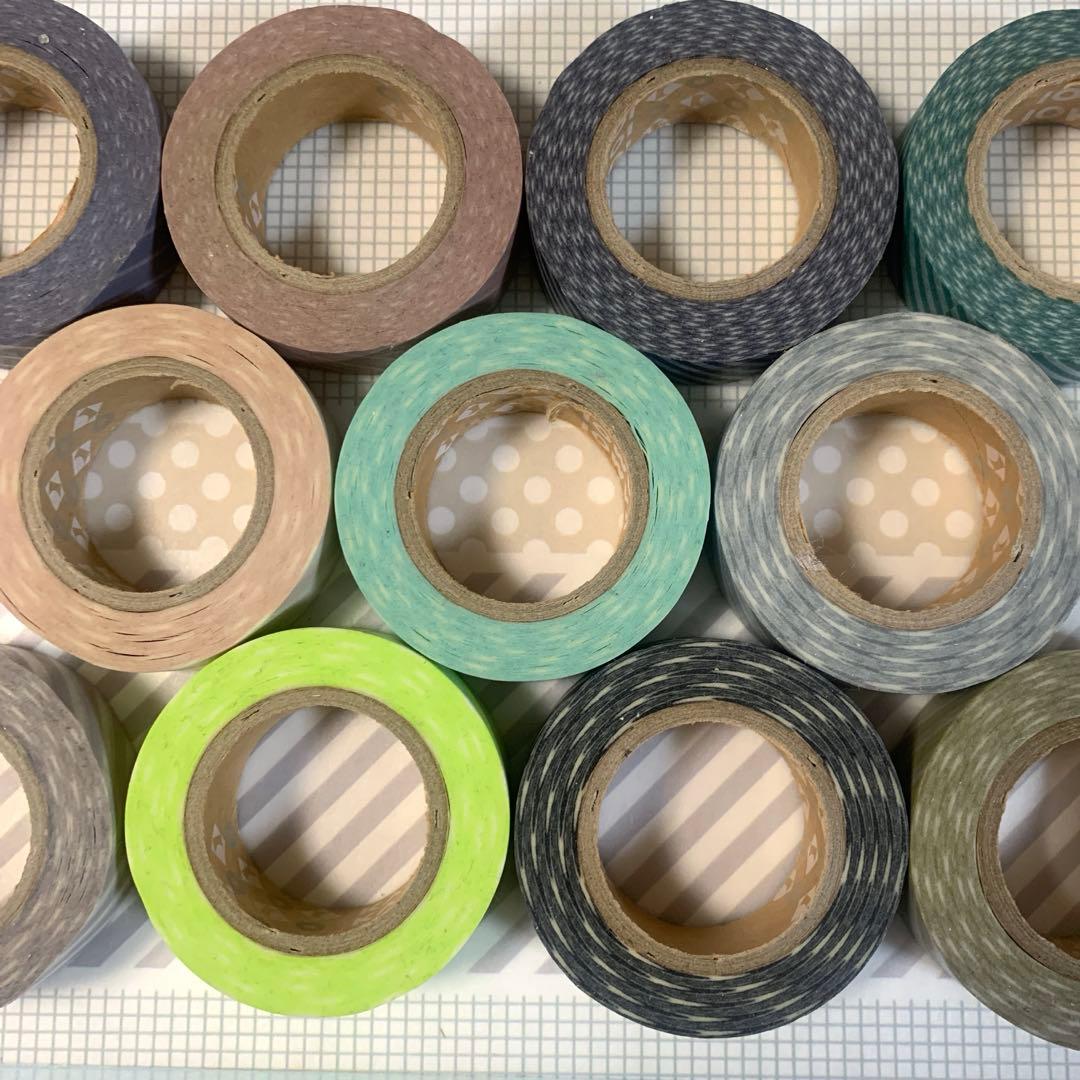 貴重♡美品♡カモ井茶芯ストラップ mt廃盤マスキングテープストライプ11