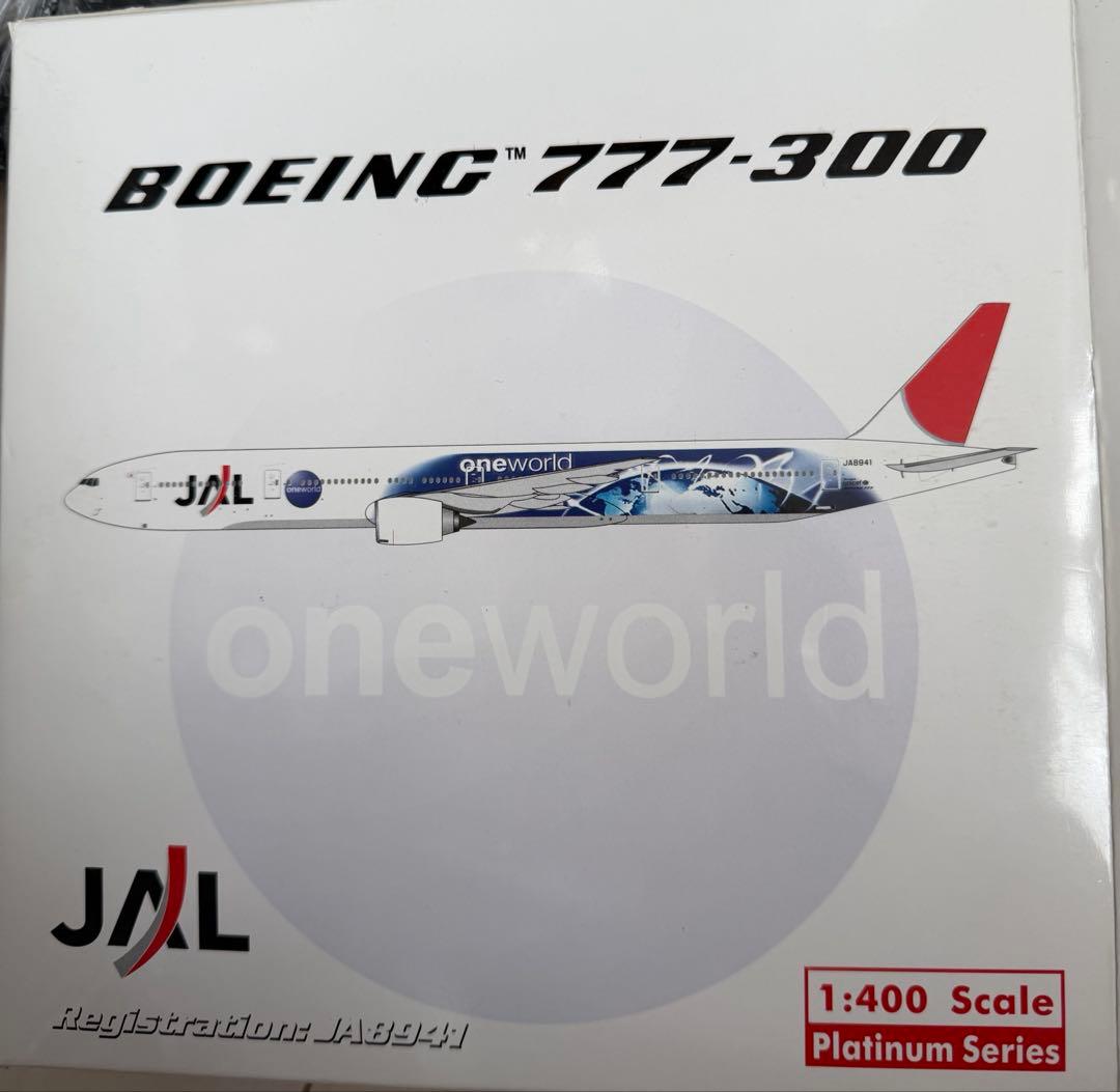 レア】値下げPhoenix日本航空B777-300ワンワールドモデル1:400 - メルカリ