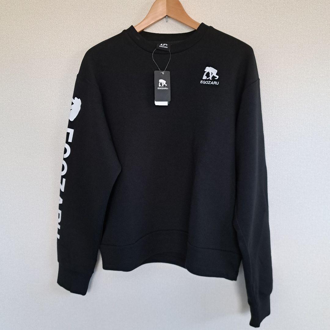 新品 EGOZARU エゴザル 黒 トレーナー スウェット バスケウェア - メルカリ