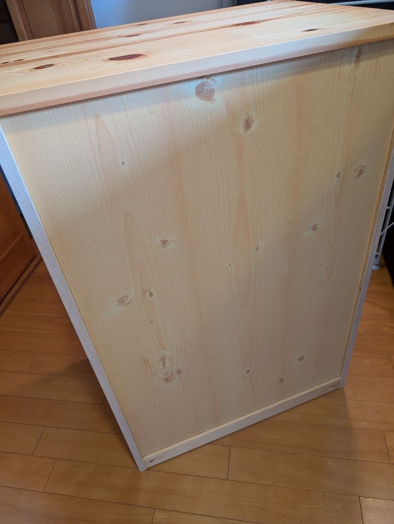 《送料込》無印良品 パイン材チェスト4段 木製家具 衣類収納 タンス廃盤品