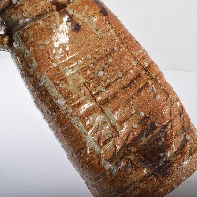 美濃伊賀焼 伊賀耳付花生 時代箱 N R8020C - メルカリ