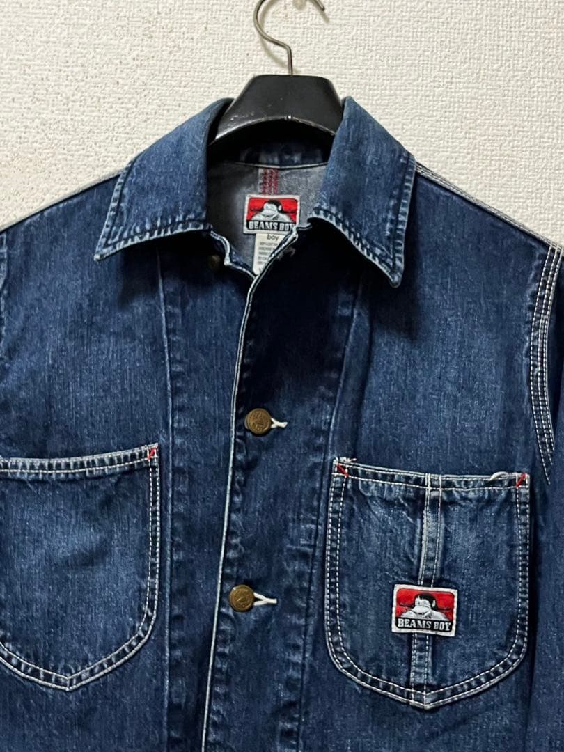 ベンデイビス×ビームスボーイ デニムカバーオール /BOY インディゴ