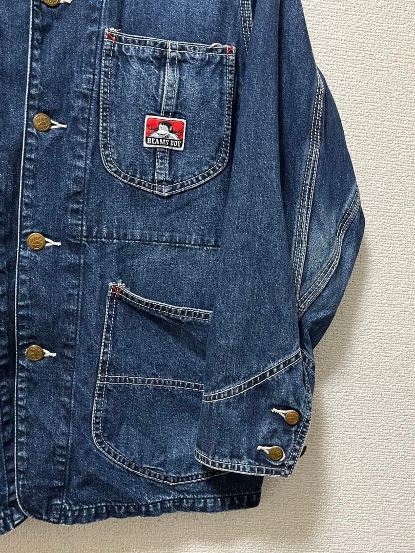 ベンデイビス×ビームスボーイ デニムカバーオール /BOY インディゴ