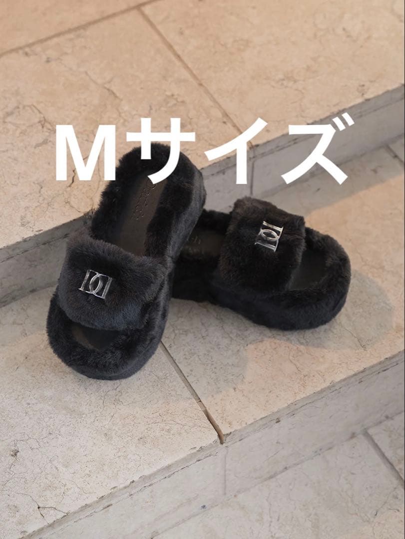 darich ダーリッチ プラットフォームファーサンダル ブラック プラットフォームファーサンダル – Darich (ダーリッチ)