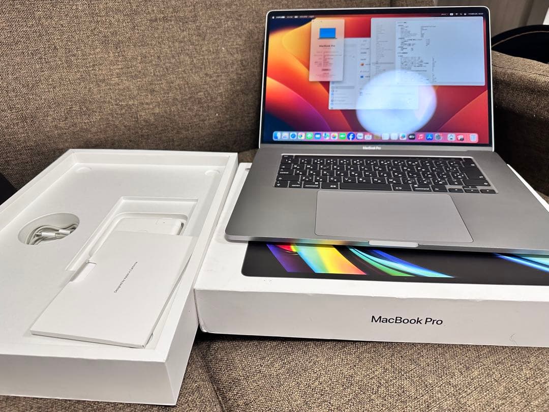 美品　MacBookPro 16 i7- 16- 512 office 永続版 2024 OS X Apple Macbook Pro 16