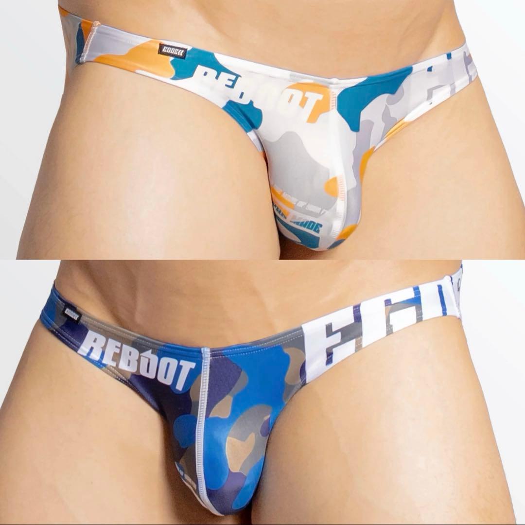 EGDE エッジ　REBOOT CAMO リブート　ビキニ　カモフラ　M EGDE≪REBOOT RE CAMO スーパーローライズ ビキニ L 緑 迷彩 - メルカリ