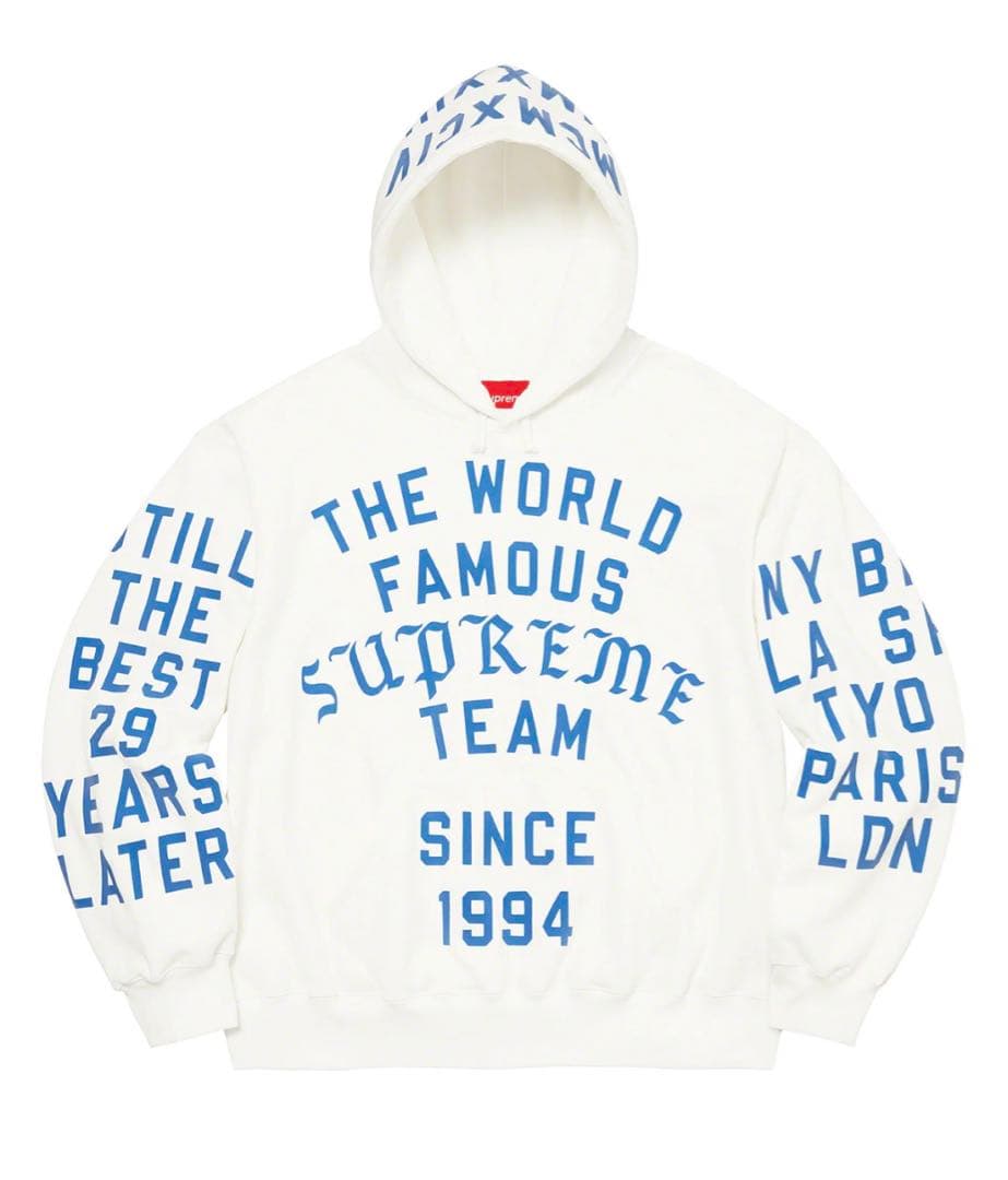 Supreme Team Flocked Hooded twice momo | Buyee 通販購入サポート