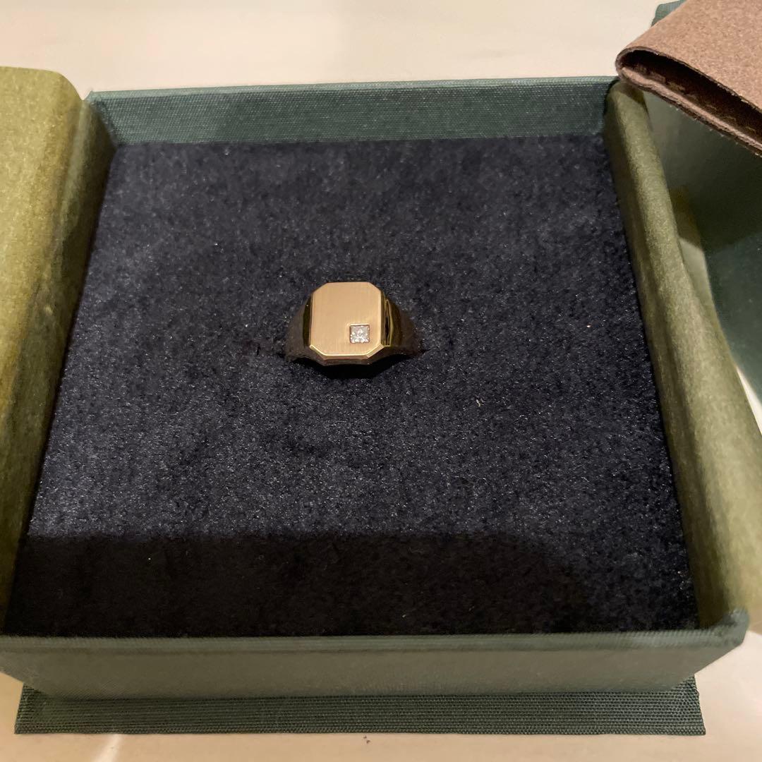 新品！ Tikashi K10 × Diamond シグネットリング - メルカリ