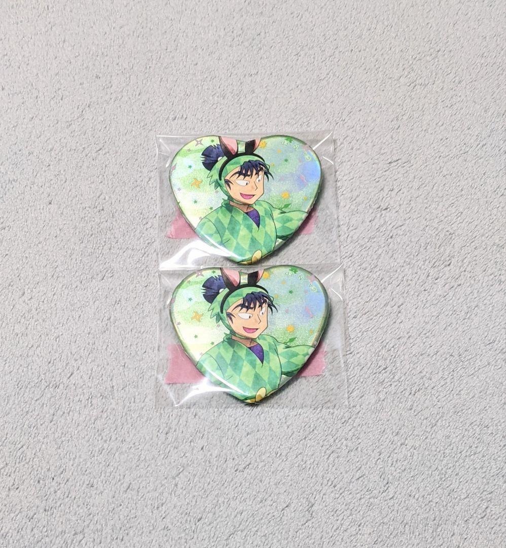 忍たま乱太郎 ナンジャタウン たまご探しの段 ハート缶バッジ 食満留