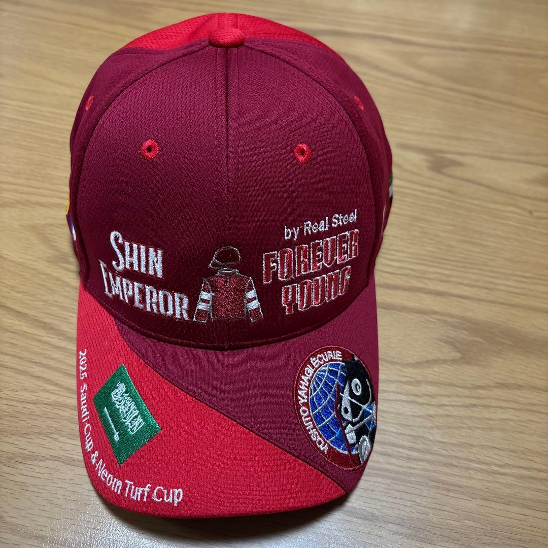 矢作厩舎 フォーエバーヤング 優勝記念帽子 - メルカリ