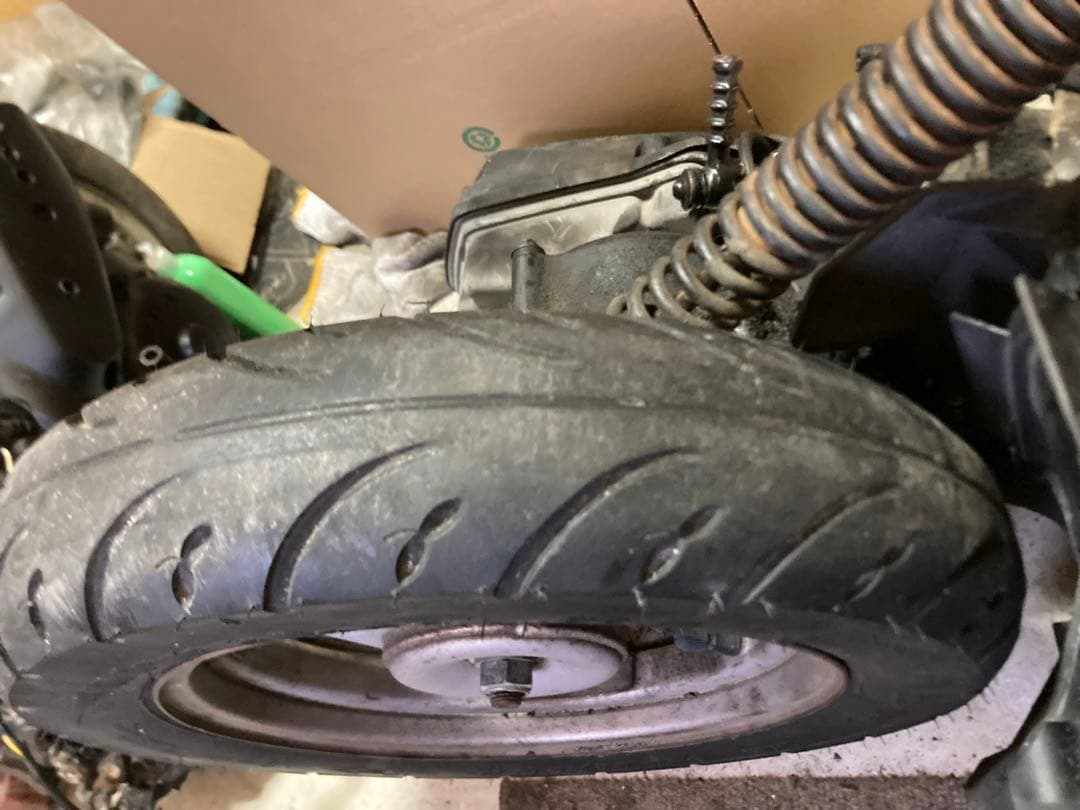 af27スーパーDIO純正太軸エンジンキャブリアホイールサス付 - メルカリ