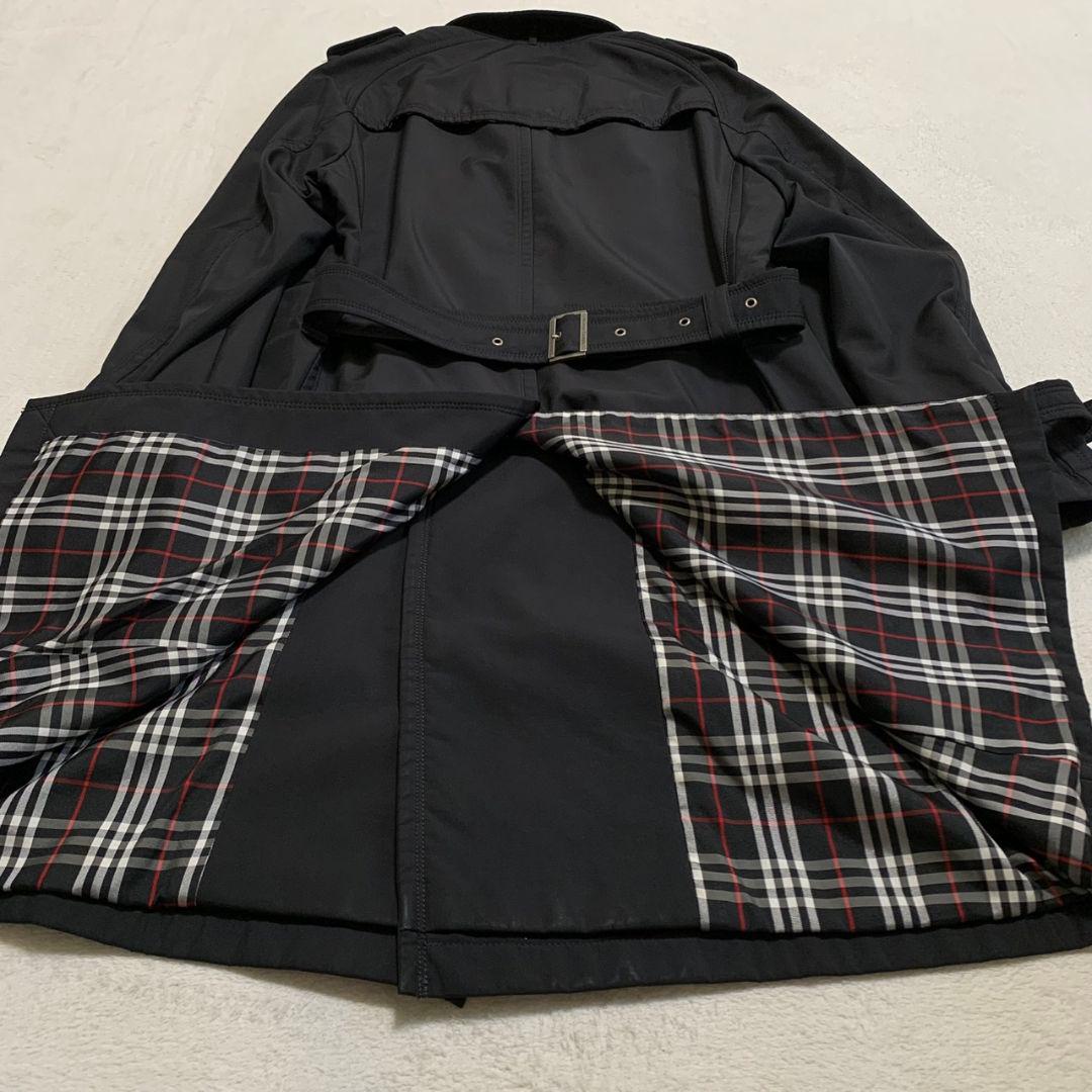 《人気モデル》バーバリーブラックレーベル トレンチコート ノバチェック ベルト