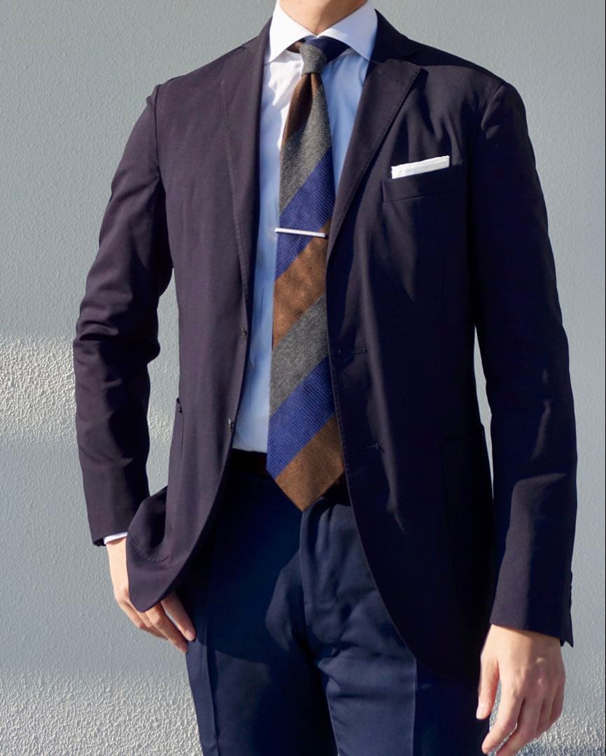 BOGLIOLI テーラードジャケット ネイビー 46 エルメネジルドゼニア