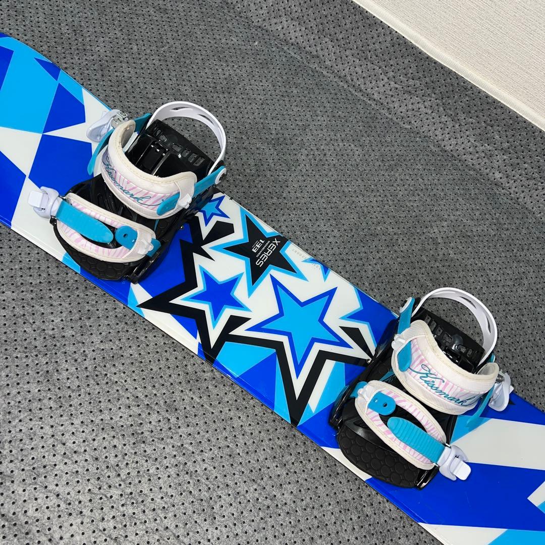 7-8回使用 キッズスノーボード 133cm XERES×バイン×BOAブーツ - メルカリ