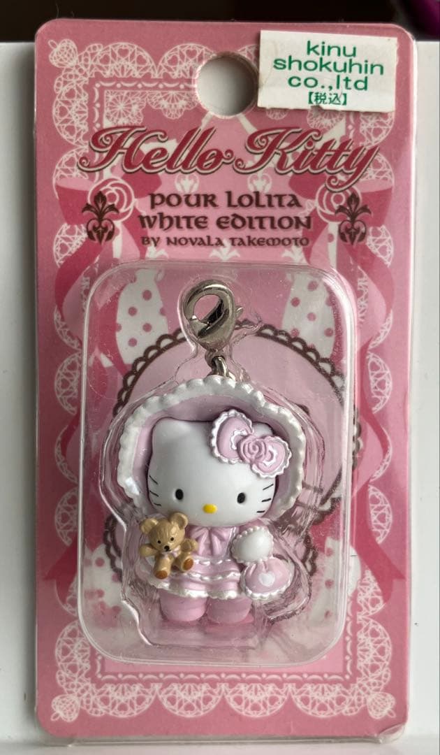 極美品】限定/原宿購入/ロリータ キティ ストラップ のばら - メルカリ