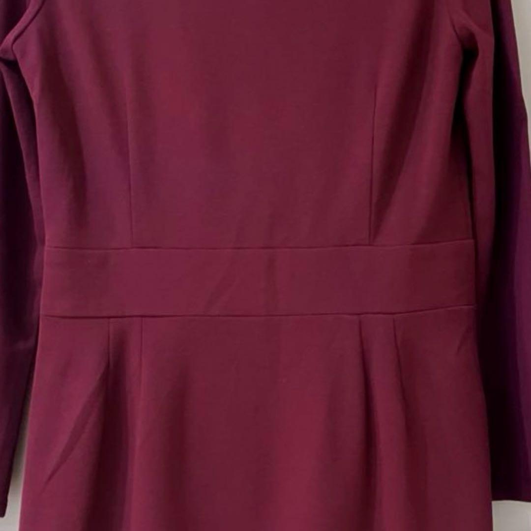 美品】kay me カシュクール 13号 膝丈ワンピース 日本製 ワッフルの