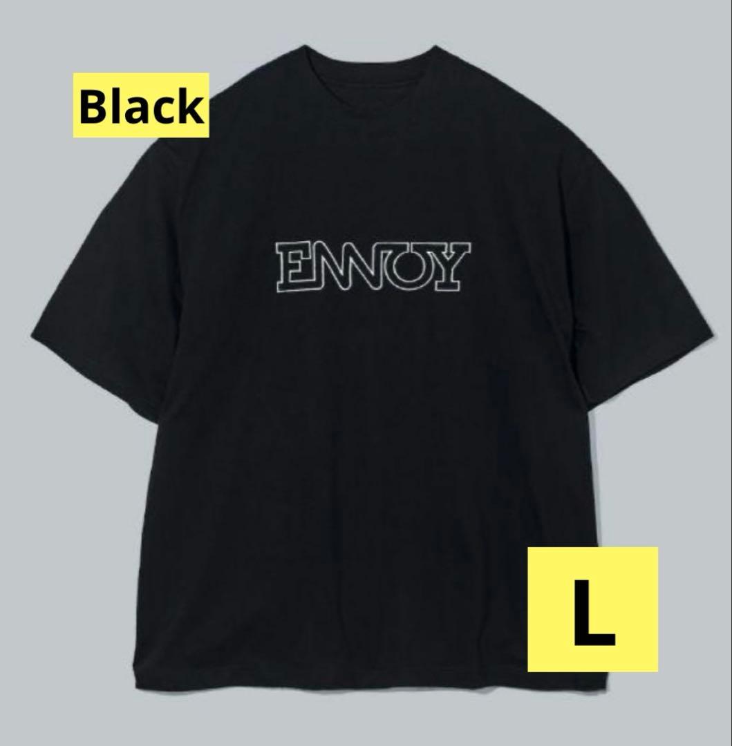 ENNOY ELECTRIC LOGO EMB T-SHIRT BLACK L - メルカリ