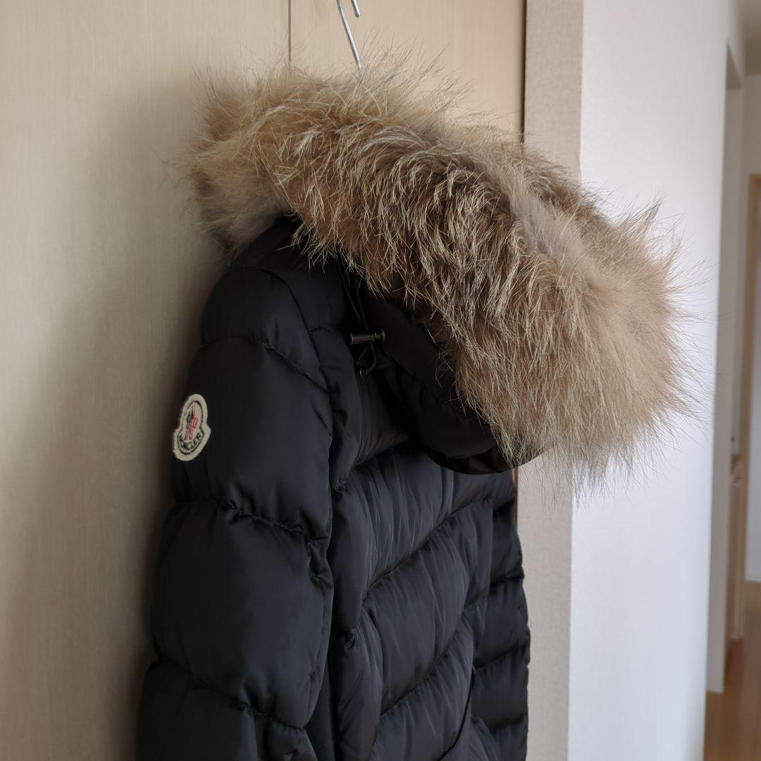 MONCLERモンクレールレディースダウン ジェノブリエ フォックス黒