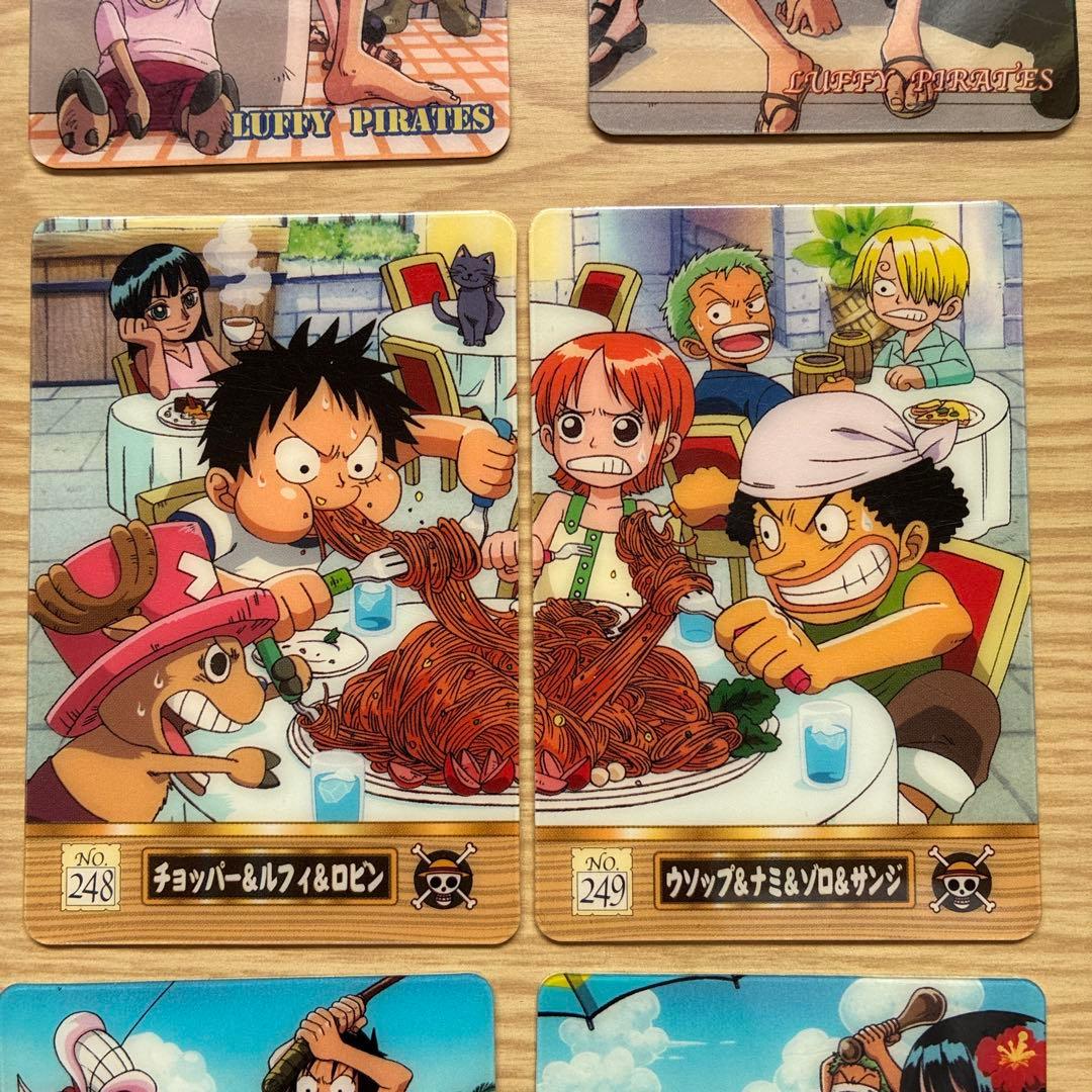 ゆ*リ様 厳選【絶版】ワンピース 海賊王グミカードセット 麦わらの一味