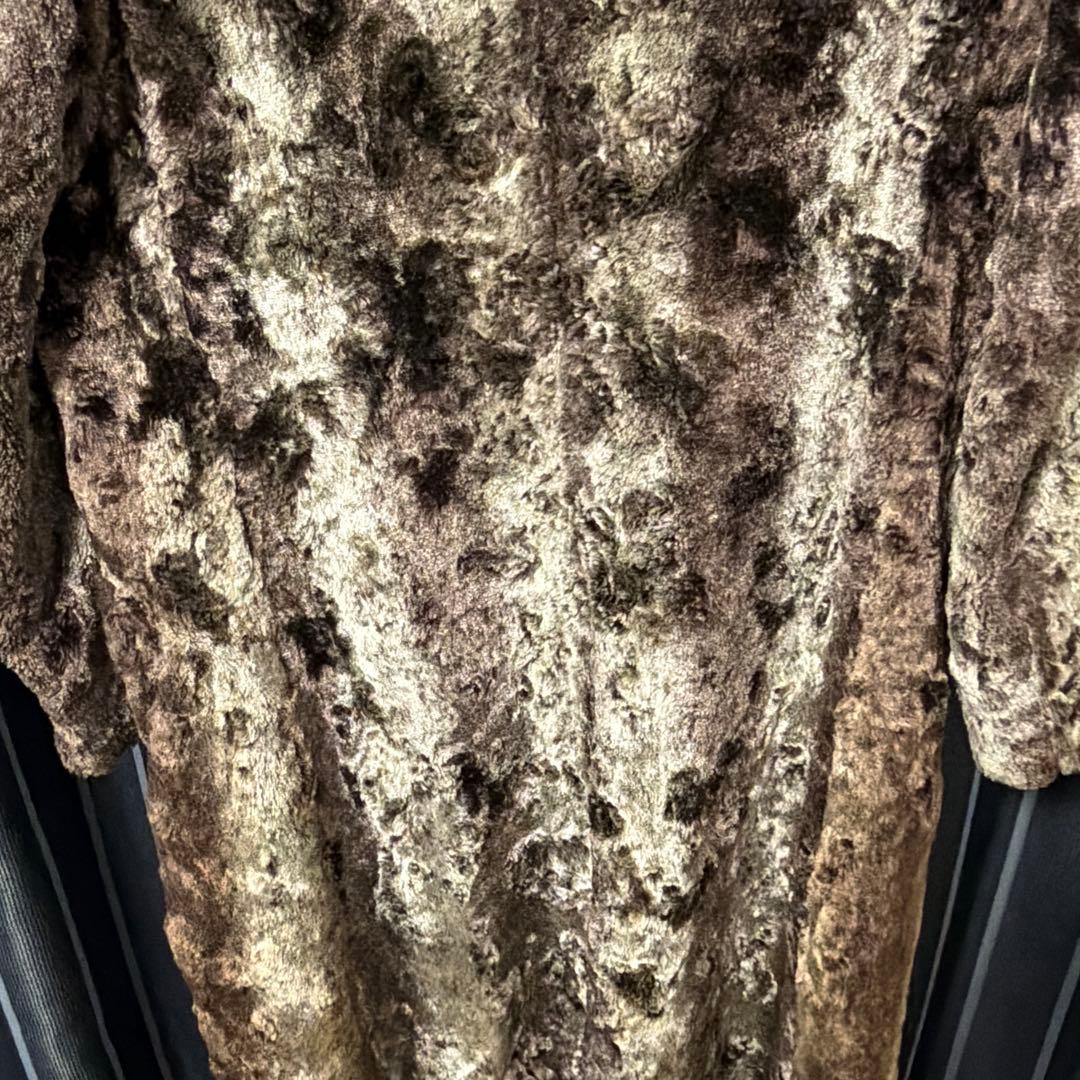 トルネードマート ヴィンテージ フェイクファー ロングコート