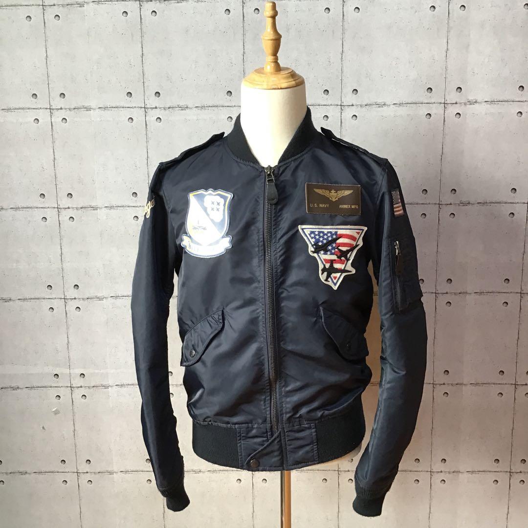 1点モノ＞ アヴィレックス L-2A☆ワッペン 背中刺繍 フライト