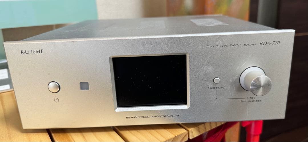 希少品 RDA-720 ラステーム RASTEME フルデジタルプリメインアンプ ラステーム RASTEME RDA-720 プリメインアンプ 元箱付き@19091 / 中古