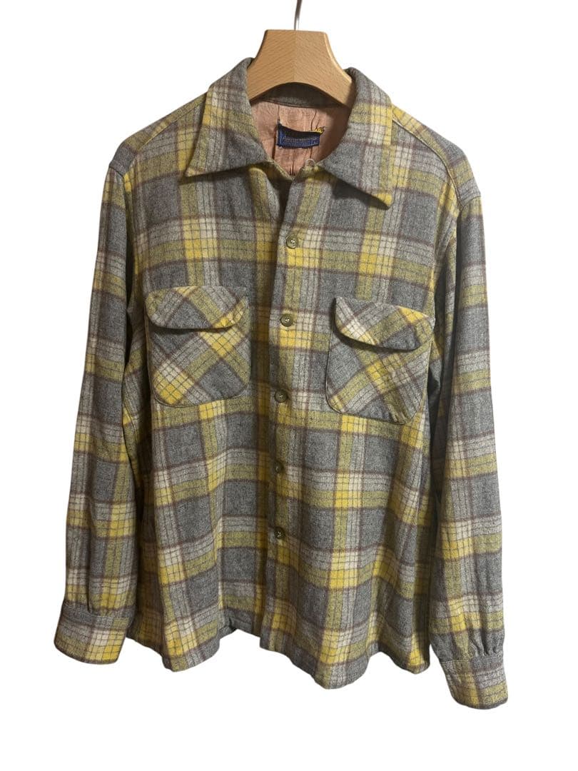 50s〜60s PENDLETON ウールシャツ L ヴィンテージ - メルカリ