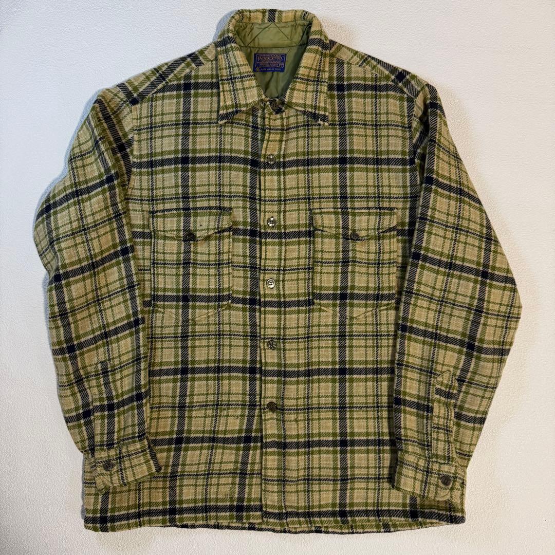60s-70s Pendleton ボードシャツ　ウールシャツ　USA製　L 70's PENDLETON Wool Board Shirt L / ペンドルトン ウールシャツ