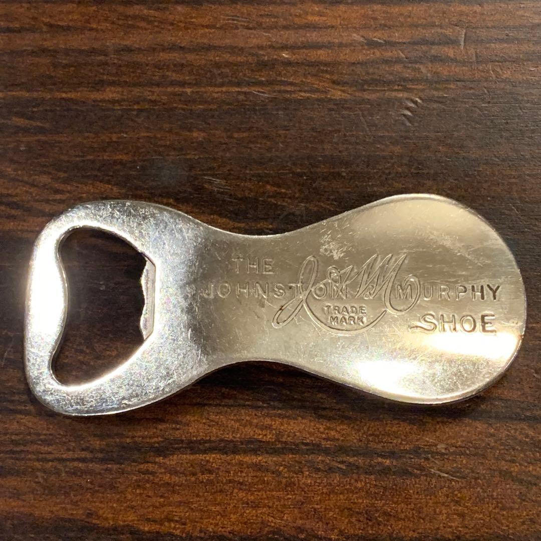 US ヴィンテージ シューホーン 靴べら 栓抜き ボトルオープナー J&M