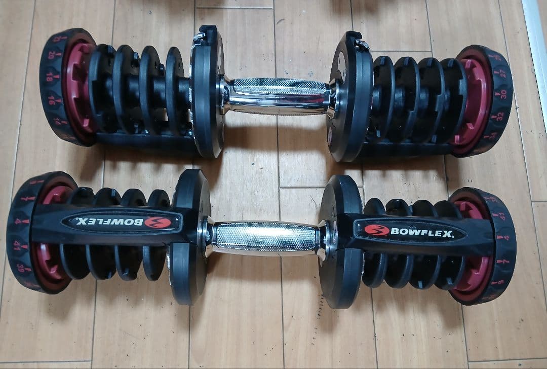 ② BOWFLEX ボウフレックス 可変式ダンベル 約41Kg x 1個 - メルカリ