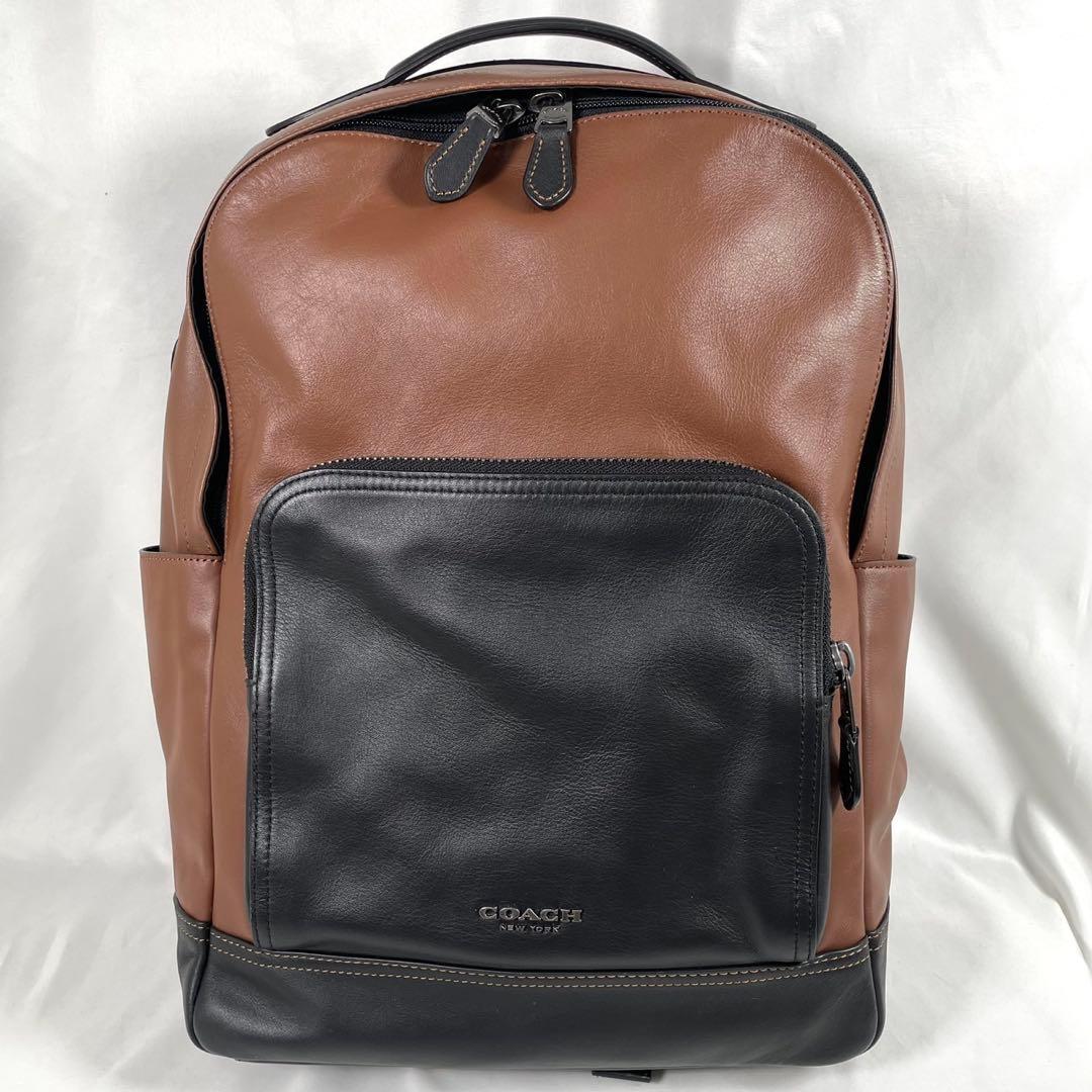 美品 COACH コーチ リュック バックパック ビジネス グラハム レザー COACH（コーチ） 【超美品 ほぼ未使用】 グラハム リュック バック