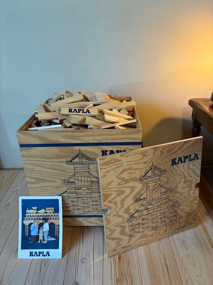 林様専用 KAPLA 1000 木製積み木セット 収納ボックス付き - メルカリ