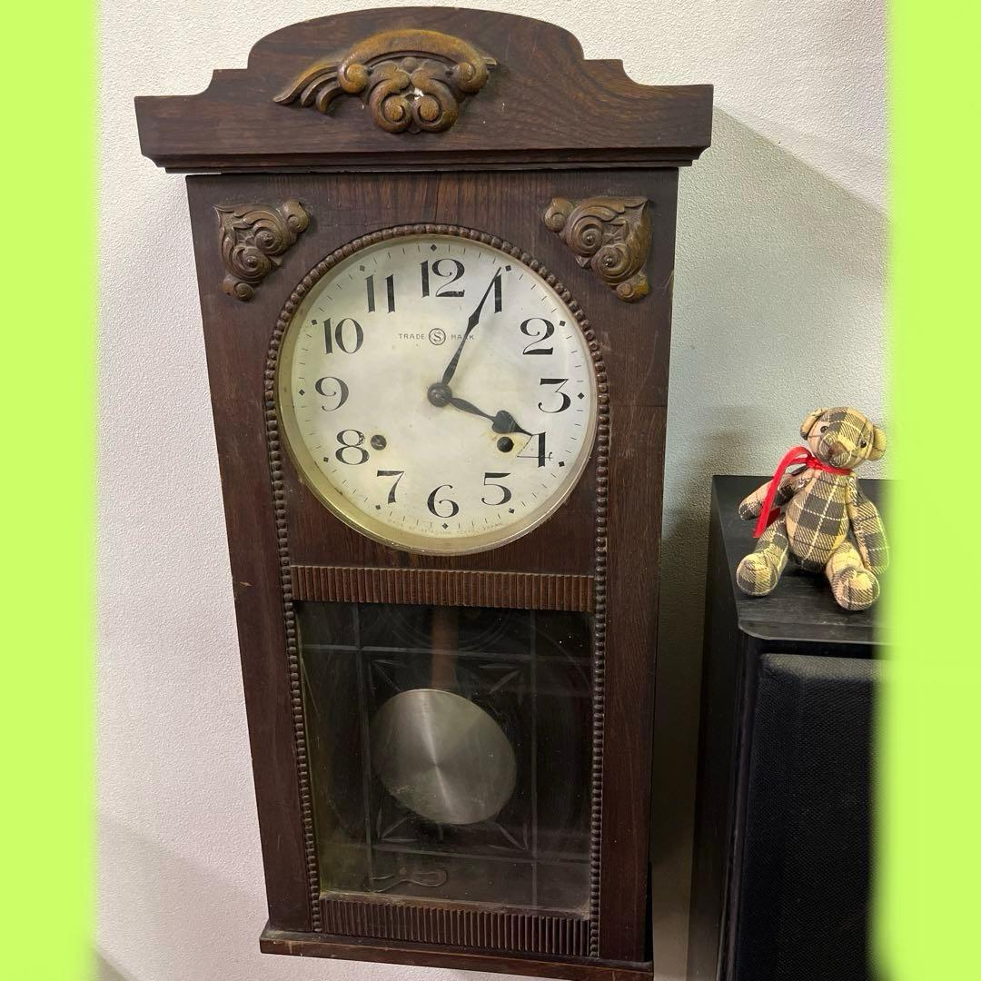 精巧社 SEIKO ゼンマイ時計 ボンボン時計 昭和レトロ アンティーク品