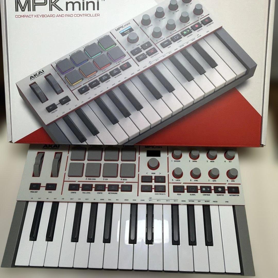 Akai MPK Mini IV MIDIキーボード Amazon.com: Akai Professional MPK Mini IV USB-C MIDI Keyboard