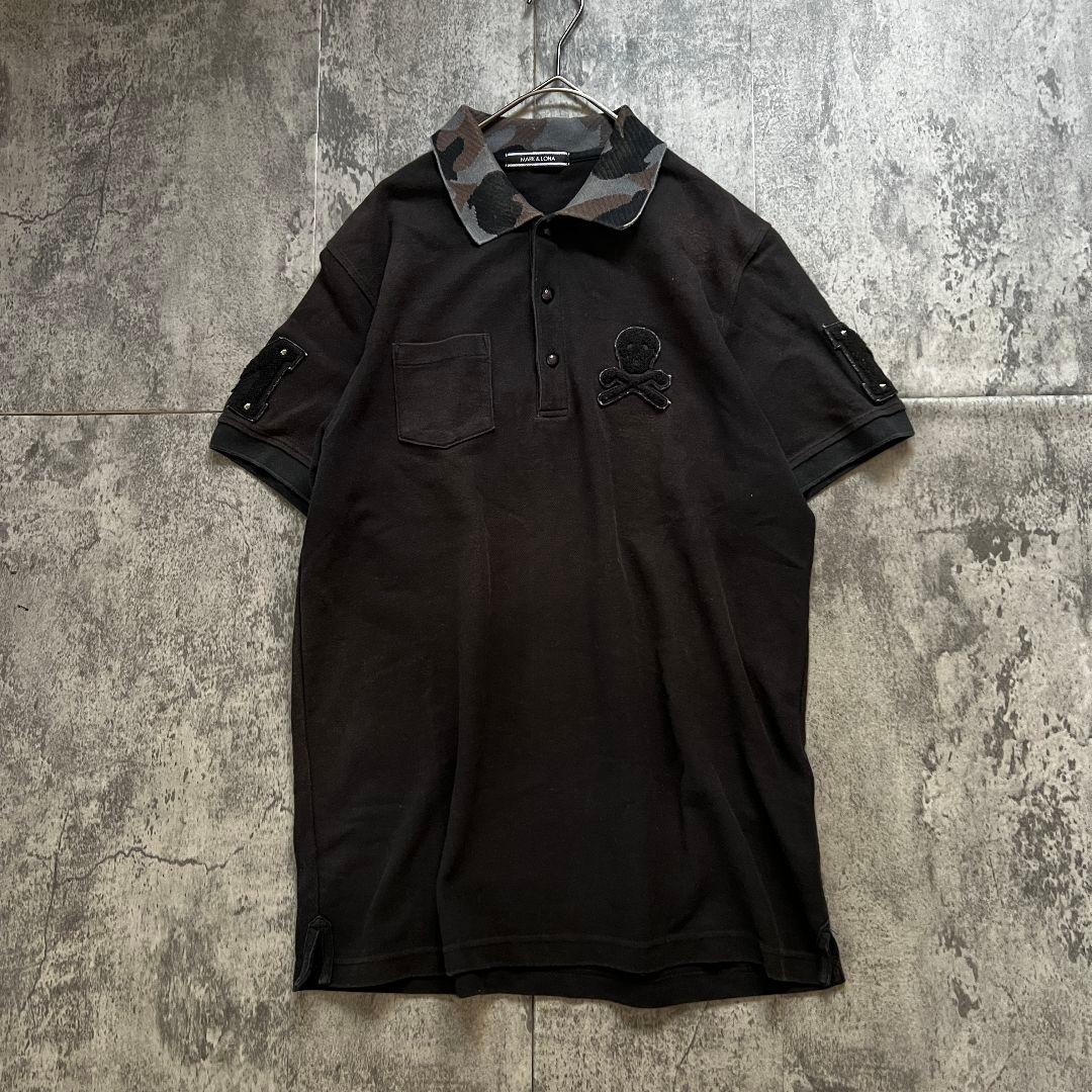マークアンドロナ×ディズニー】（XL）ポロシャツ フェードミッキー