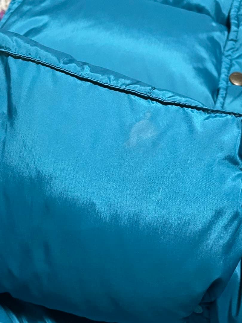 80s 90s L.L.Bean ダウン ベスト 水色 レアカラー メンズ