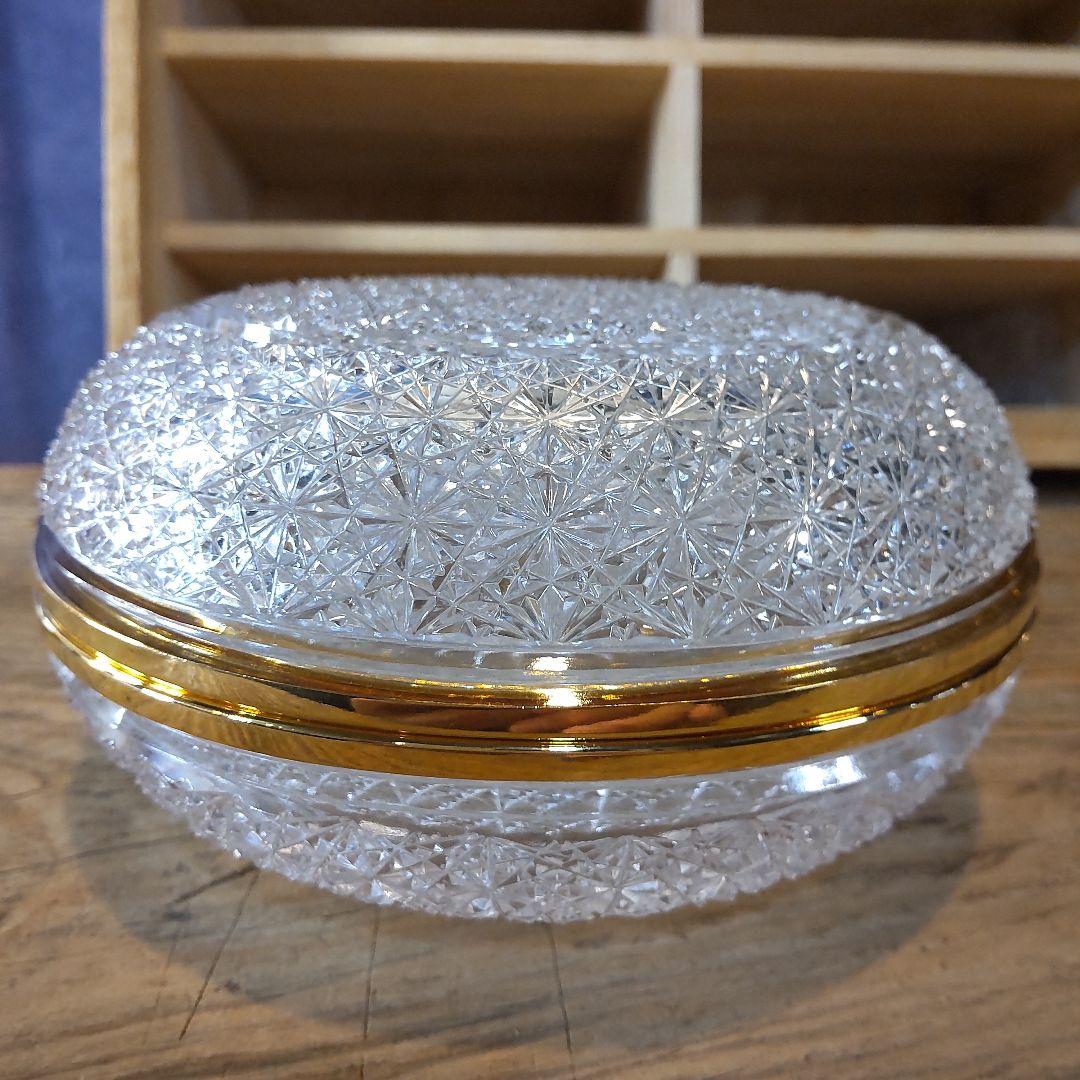 須田秀石④ 茶懐石用 クリスタル 五客セット（内、蓋が無い物2