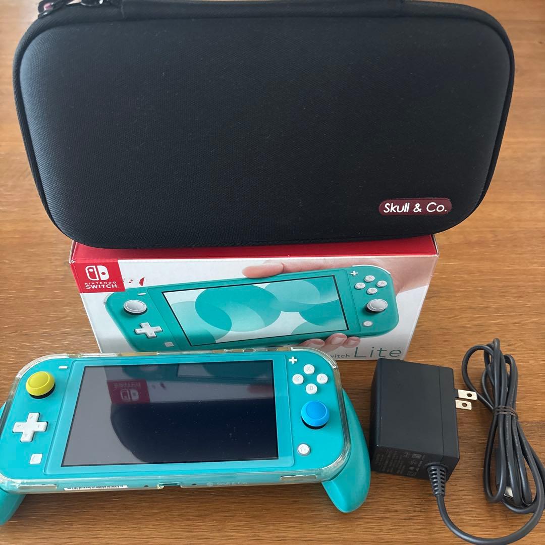 Nintendo Switch Lite本体 & ケース & グリップカバー Switch Lite スイッチ ライト 専用 GripCover グリップカバー ケース