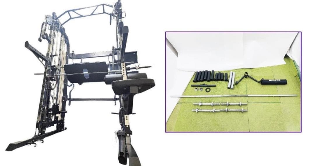 BLACKSHEEP BS-G3 スミスマシン マルチハーフラック BS-G3 スミスマシン ケーブルクロス ハーフラック パワーラック