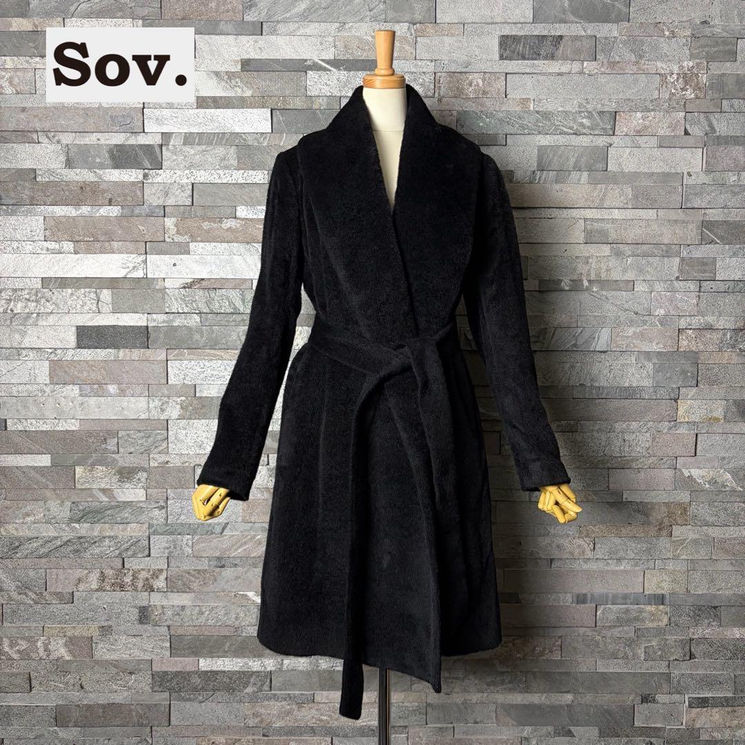 Sov. ソブ ダブルスタンダード アルパカウール シャギーコート - メルカリ