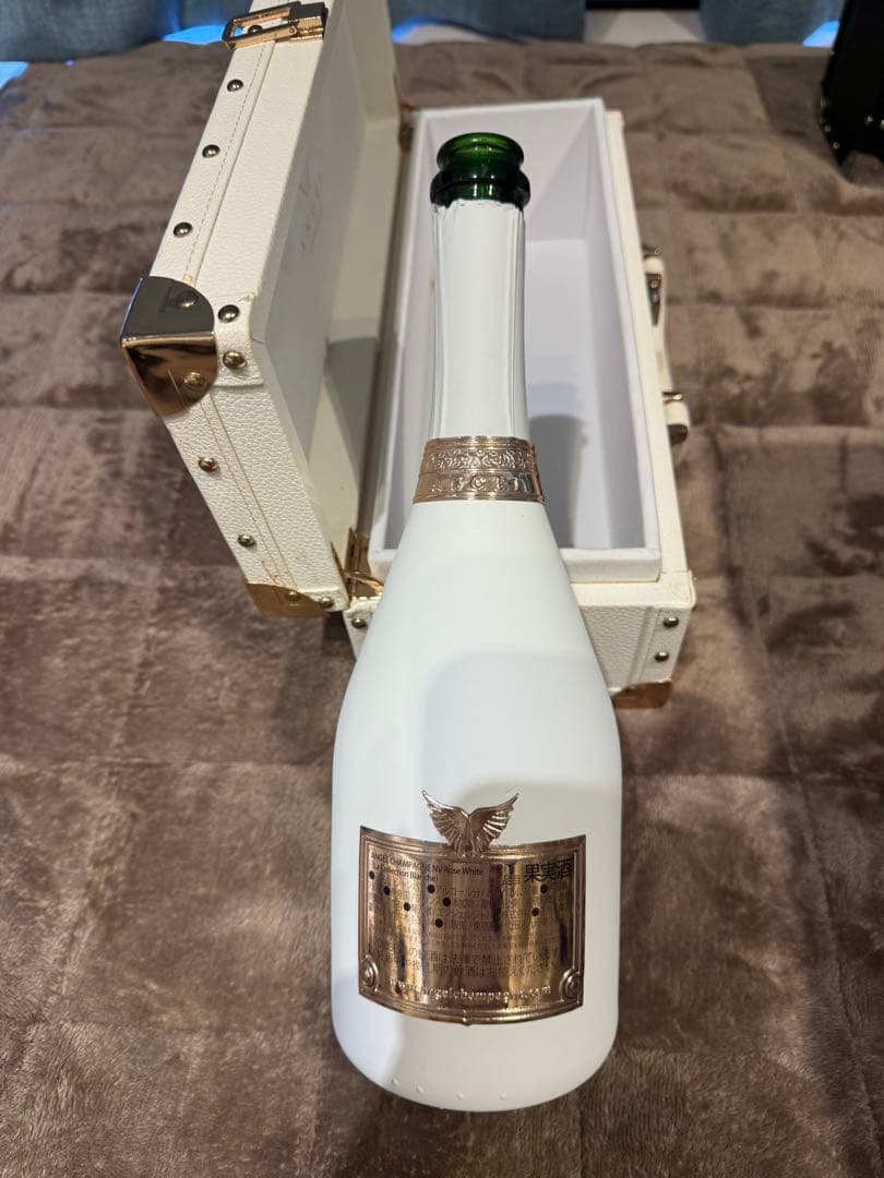 エンジェル シャンパン 空箱 ドゥミセック ホワイト ブラック - メルカリ