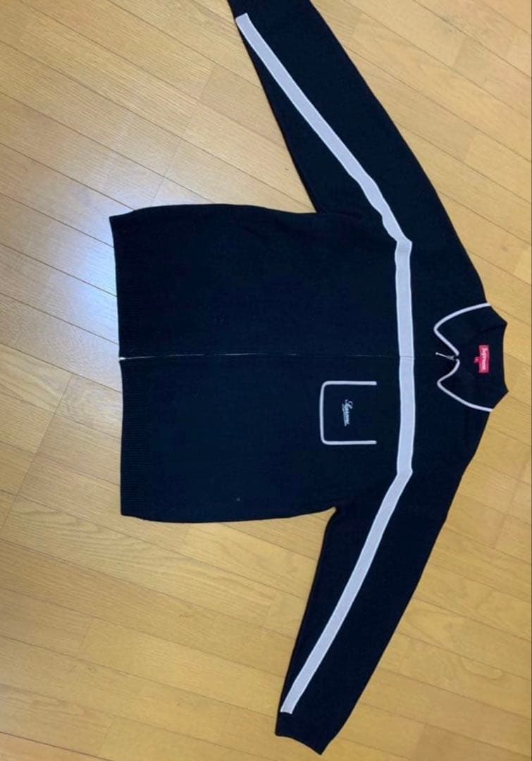 ジャケット・アウター supreme zip cardigan XL Supreme Crochet Zip Up Cardigan Black White Red 3colors 25SS New