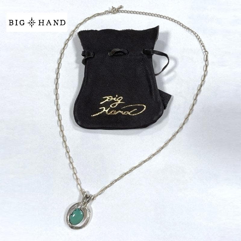 ビッグハンド/ターコイズ/サークルトップ/シルバーネックレス - メルカリ