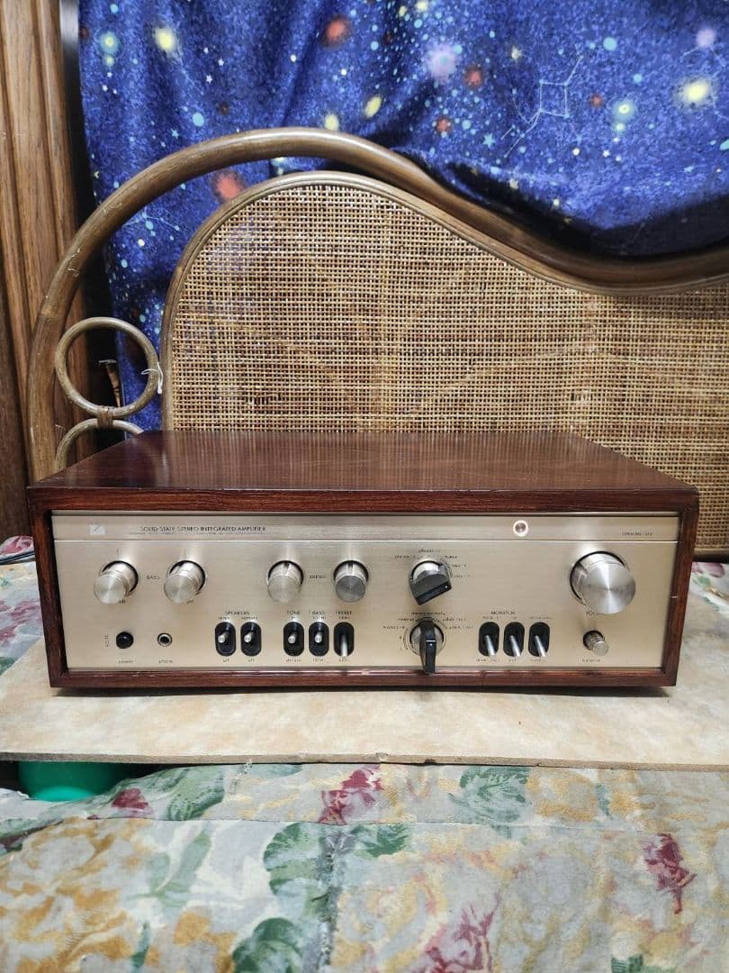 奇跡超美品！フルレストア！超美品！LUXMANプリメインアンプL-504