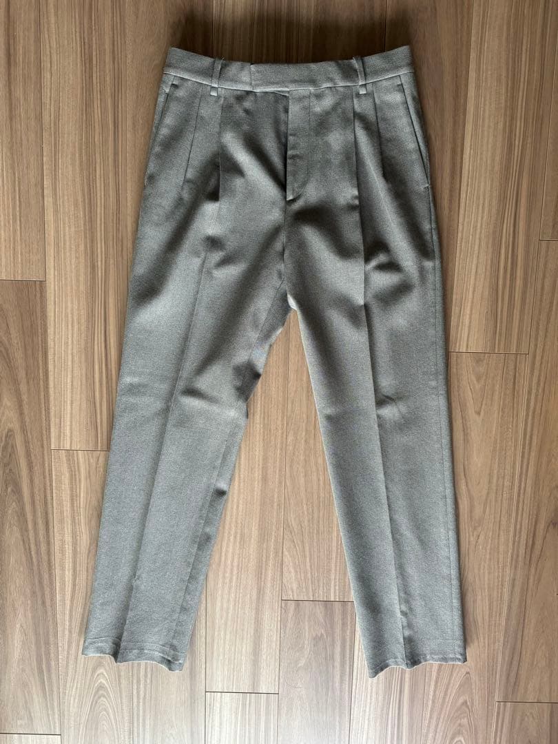 新品同様 ルイ ヴィトン 19AW タック ウール スラックス パンツ - メルカリ